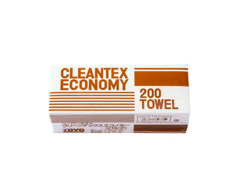 Pタオルクリーンテックスエコノミーパルプ200枚 【1袋】 トーヨ