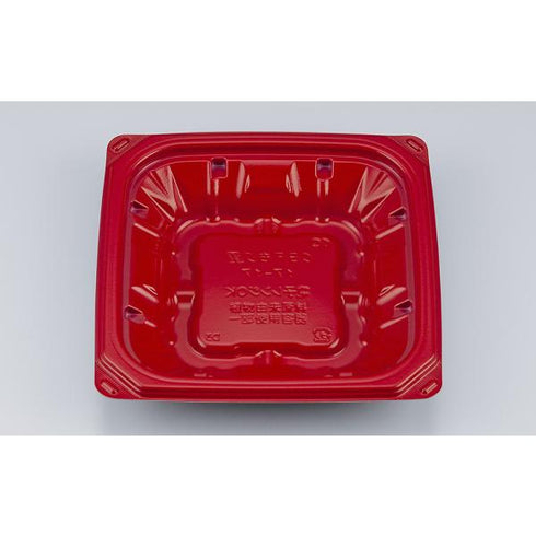 【蓋付き】CBFもり重17-17(朱) 【本体900枚・蓋900枚セット】 シーピー化成