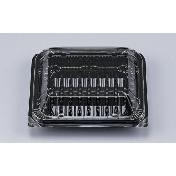 フードパック KLV-10 黒 折蓋 【50枚】 シーピー化成 業務用 スーパー