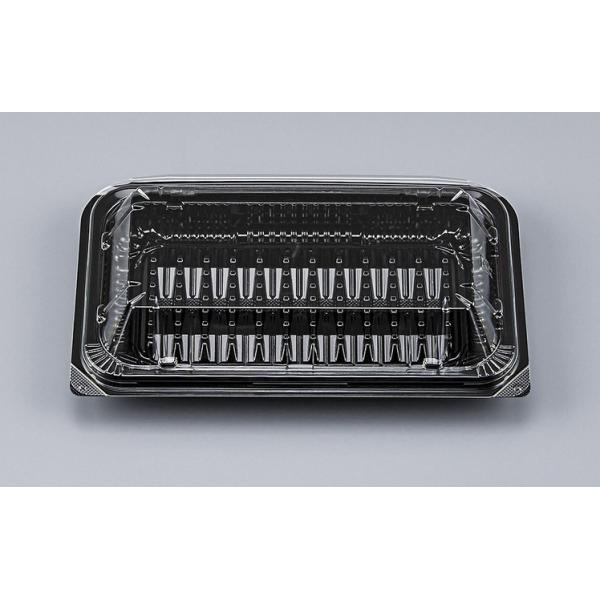 フードパック KLV-18 黒 折蓋 【1200枚】 シーピー化成 業務用 スーパー