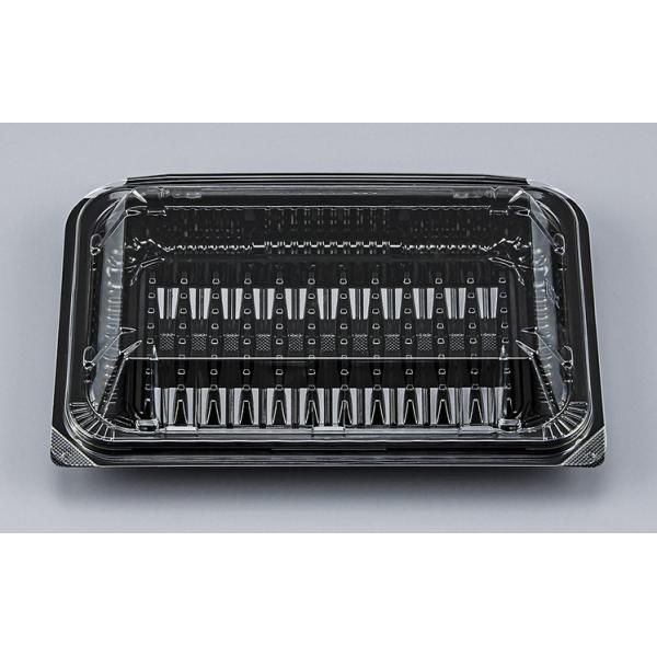 フードパック KLV-20 黒 折蓋 【1200枚】 シーピー化成 業務用 スーパー