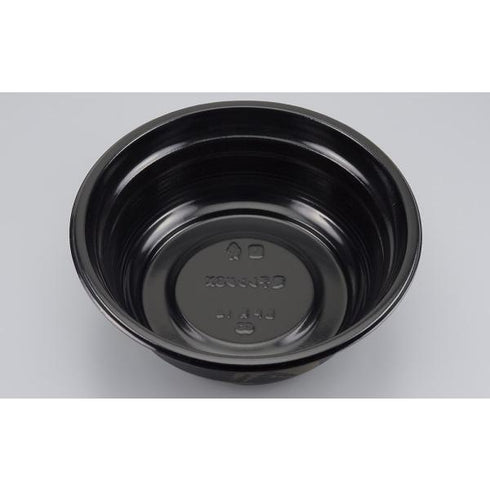 【蓋付き】BF丼14(黒つづみ) 【本体600枚・蓋600枚セット】