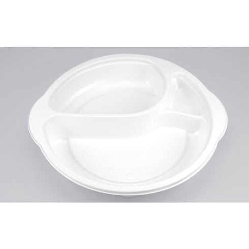 【蓋付き】BFカレー内10(ホワイト) 【本体50枚・蓋50枚セット】