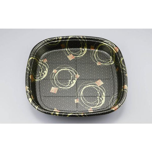 【蓋付き】SF角桶4(大和) 【本体10枚・蓋10枚セット】