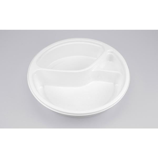 【蓋付き】BFカレー内8(ホワイト) 【本体50枚・蓋50枚セット】