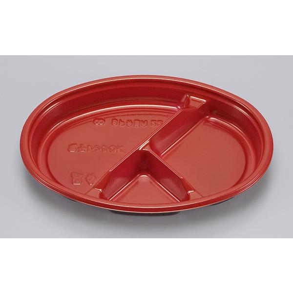 【蓋付き】BF弁当内22(赤) 【本体600枚・蓋600枚セット】