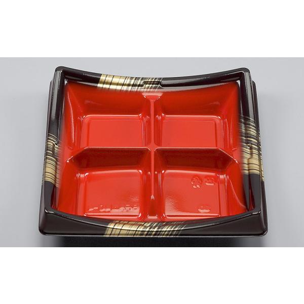 【蓋付き】BF角皿40-4(西京) 【本体50枚・蓋50枚セット】