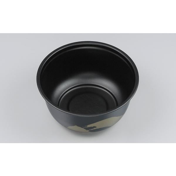 【蓋付き】丼115(黒つづみ) 【本体50枚・蓋50枚セット】