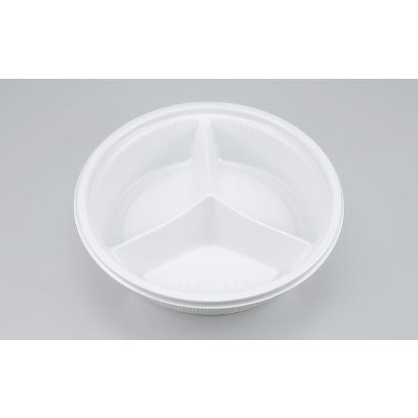 【蓋付き】BFデリカ内3(ホワイト) 【本体50枚・蓋50枚セット】