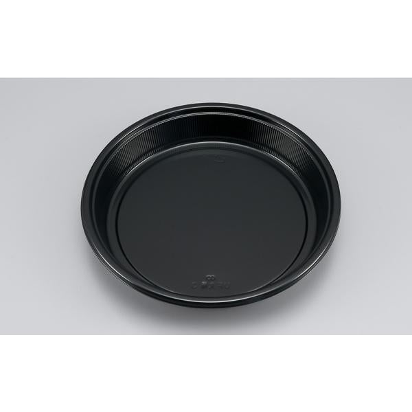 【蓋付き】UF丸桶3(黒) 【本体10枚・蓋10枚セット】