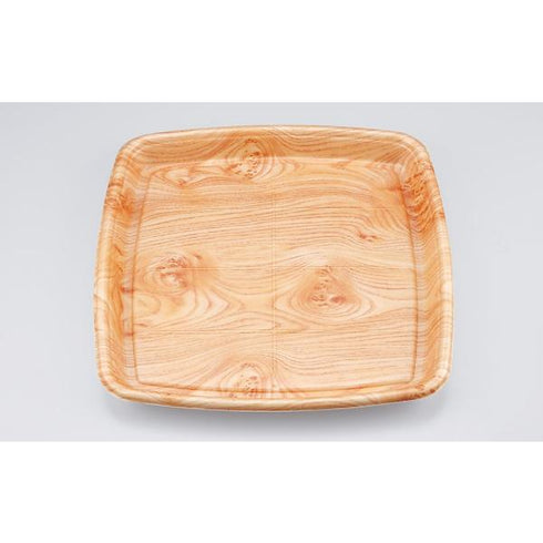 【蓋付き】SF角浅桶3(にれ) 【本体320枚・蓋320枚セット】