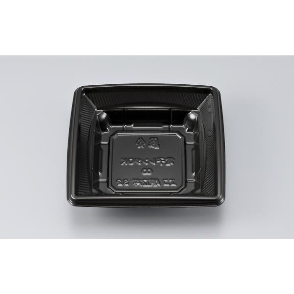 【蓋付き】エコ際立丼32(黒) 【本体50枚・蓋50枚セット】