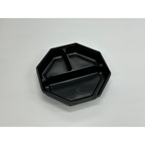 ワン折八角68T(黒)底 【50枚】 アクタ