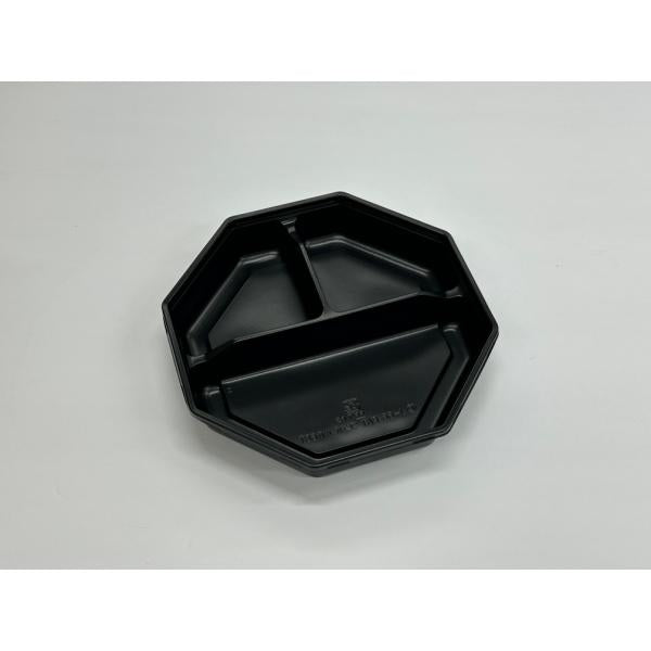 ワン折八角68T(黒)底 【50枚】 アクタ