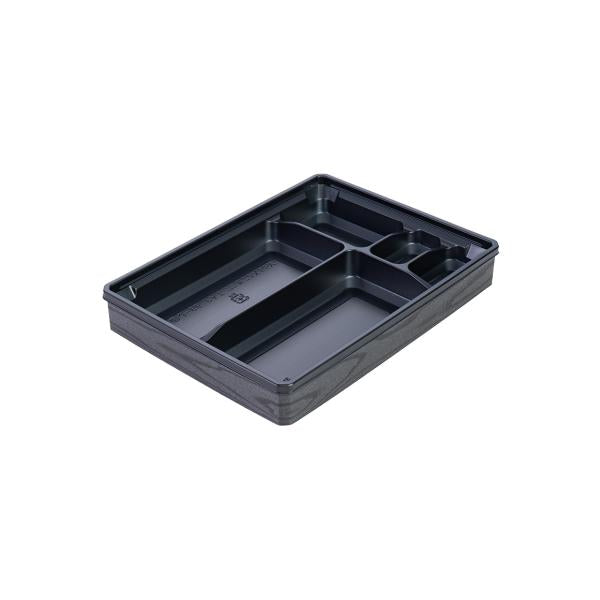 【蓋付き】ワン折73×55M(黒) 黒焼杉縁【フチ50枚・本体(底)50枚・蓋50枚セット】 アクタ 弁当容器 折箱