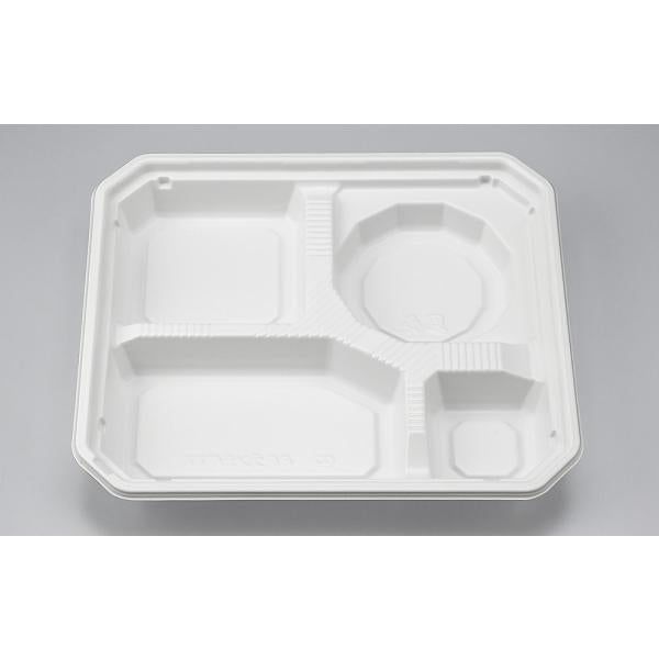 【蓋付き】BFランチ内77(ホワイト) 【本体50枚・蓋50枚セット】