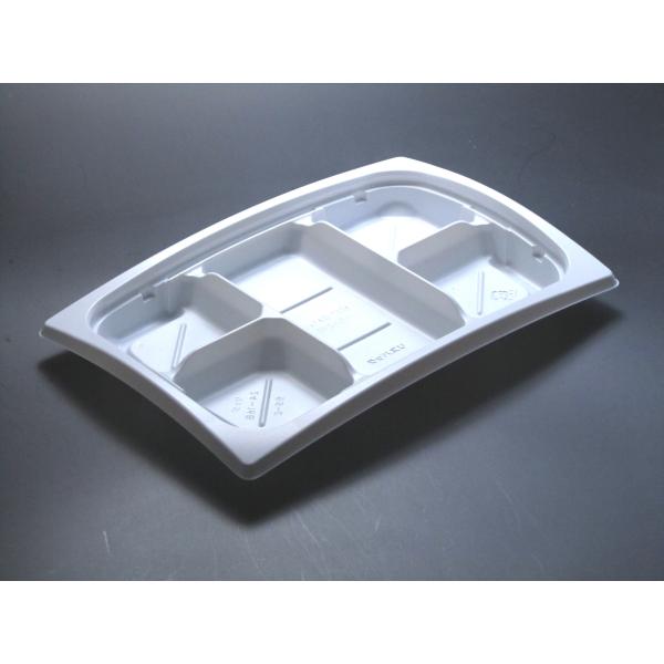 【蓋付き】バイオデリカリッジ24-16B5S-2(白) 【本体50枚・蓋50枚セット】