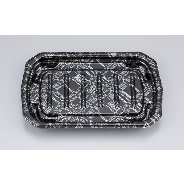 【蓋付き】TNデリカ内22(モダン黒) 【本体600枚・蓋600枚セット】