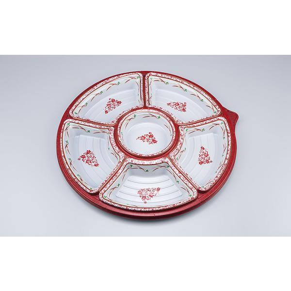 【蓋付き】NUオードブル37(赤伊万里) 【本体10枚・蓋10枚セット】