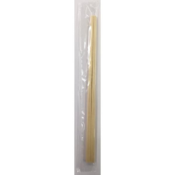 アスペン元禄8寸 透明OP完封箸(楊枝なし) 【4000本】