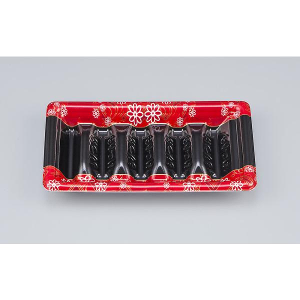 【蓋付き】SF和角巻段19-10(花格子赤) 【本体1500枚・蓋1500枚セット】