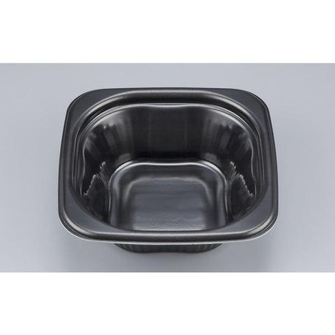 【蓋付き】TNランチ丼17(黒) 【本体50枚・蓋50枚セット】