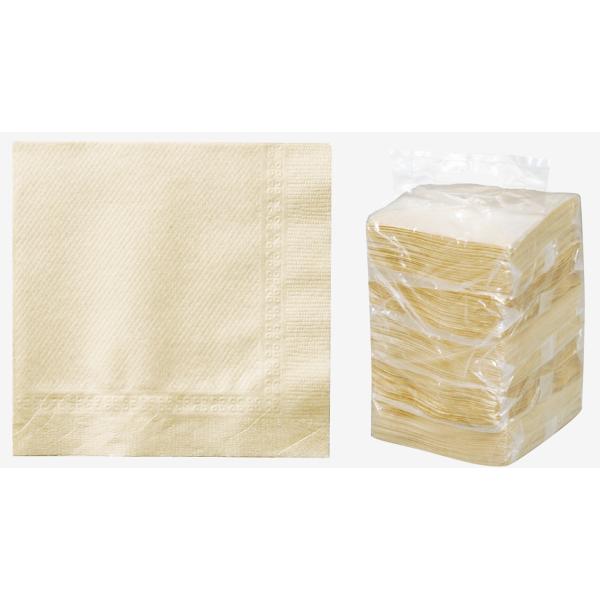 紙ナプキン 未晒ナプキン紙 四ツ折(500枚入) 【1袋】 大黒工業 業務用 飲食店 使い捨て