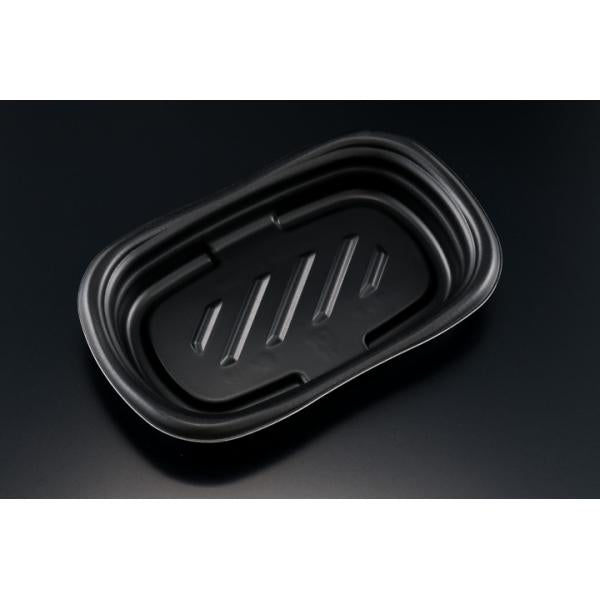 【蓋付き】ホット ほんわか21-13(黒) 【本体50枚・蓋50枚セット】