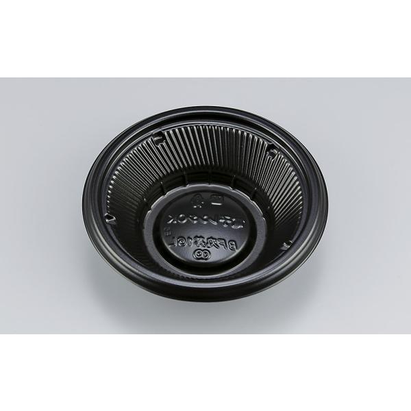 【蓋付き】BF丸丼16L(黒) 【本体50枚・蓋50枚セット】