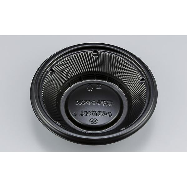 【蓋付き】BF丸丼18L(黒) 【本体900枚・蓋900枚セット】