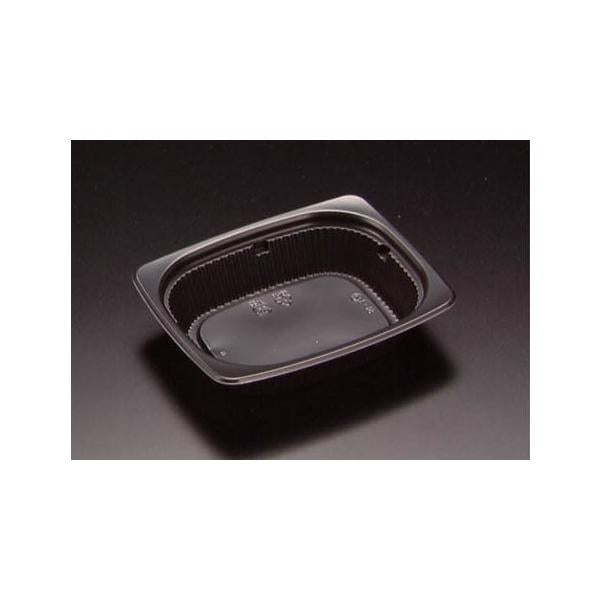 【蓋付き】バイオデリカ HM260BZ深(黒) 【本体50枚・蓋50枚セット】