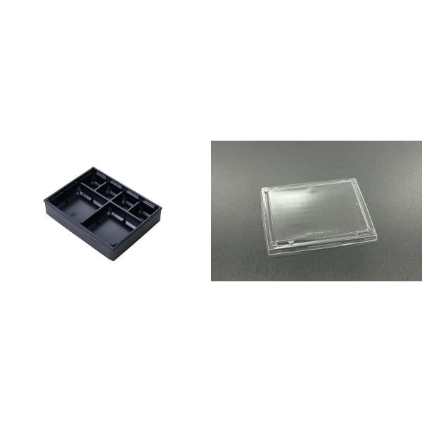 蓋付き】ワン折重67×51Y（黒） 黒焼杉縁 K高蓋【フチ25枚・本体